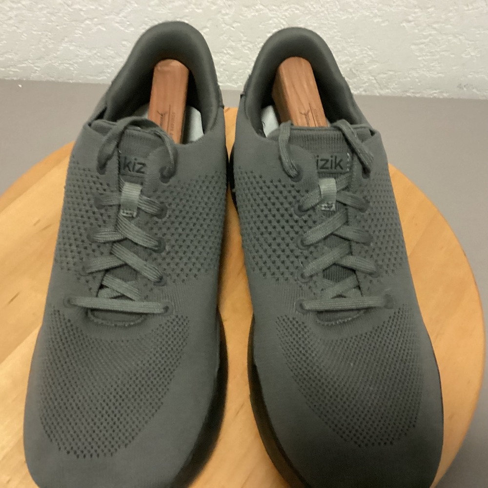 Kizik Men's Grey Wide‎ Fit Slip On Sneakers Shoes Size 13.5 Wide Lace-up Comfort - Picture 10 of 12